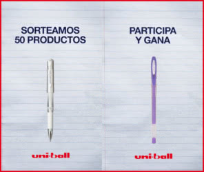 Sorteo Uniball Lote 50 productos