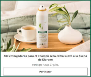 Tester Klorane 180 Embajadoras Champu Seco Avena
