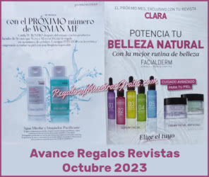 Avance Regalos Revistas Octubre 2023