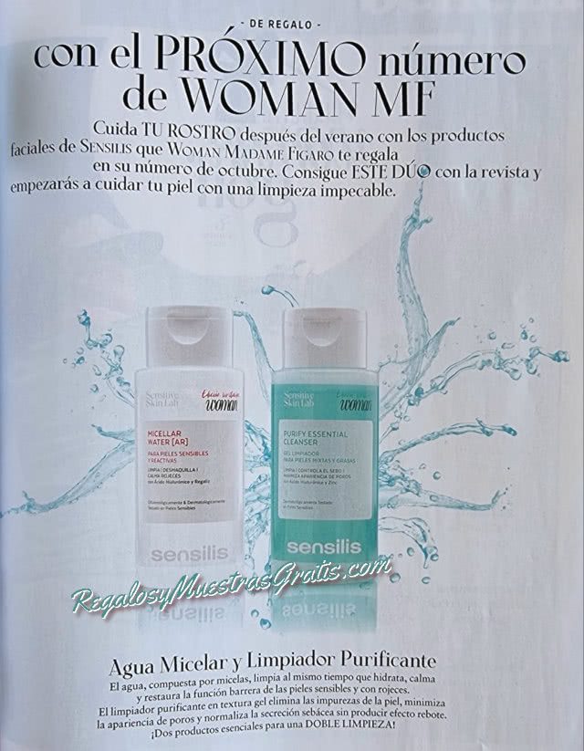 Avance Regalos Revistas Octubre 2023 Woman Sensilis