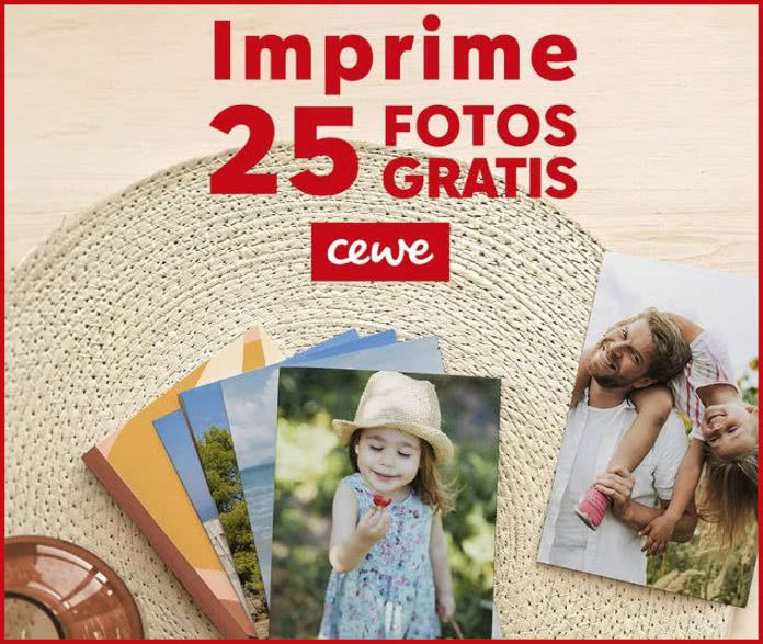 Gratis CEWE 25 Fotos Gratis