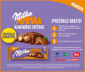 Prueba Gratis Milka Mmmax Almendras