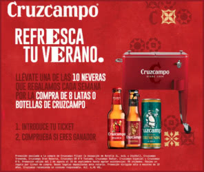 Sorteo Cruzcampo 90 Neveras