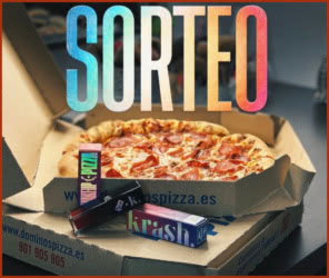 Sorteo Dominos Pizza Krash Cosmetics