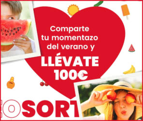 Sorteo Eroski 3 Tarjetas 100 Euros Agosto