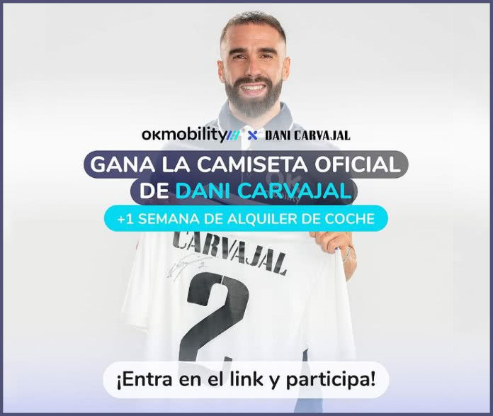 Sorteo Okmobility Camiseta Carvajal