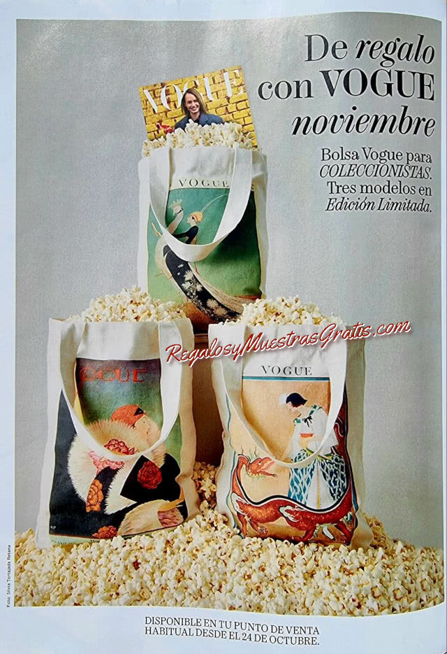 Avance Regalos Revistas Noviembre 2023 Vogue