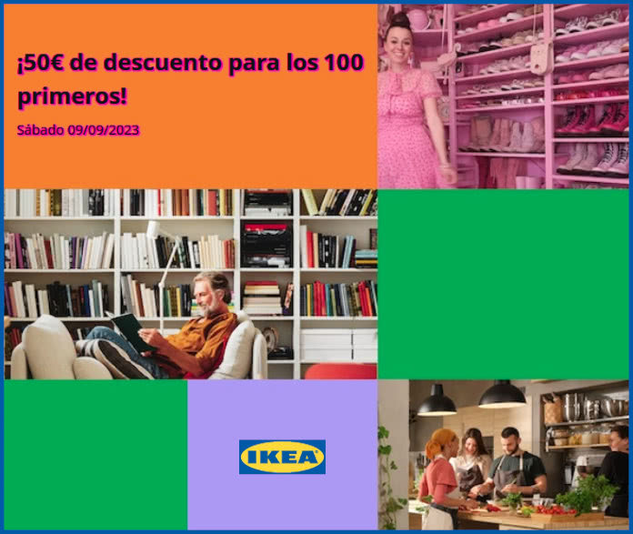 Descuento Directo Ikea 50 Euros 100 Primeros