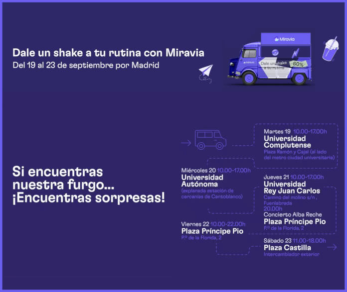 Gratis Miravia Madrid Furgo Regalos