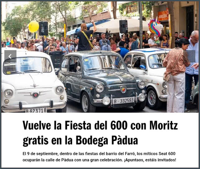 Gratis Moritz Fiestas Barrio Farro