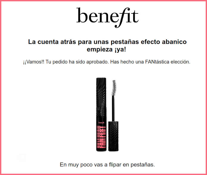 Muestras Gratis Benefit Fan Fest