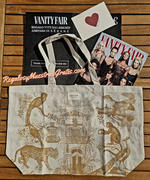 Regalos Revistas Octubre 2023 Vanity Fair Tote Bag