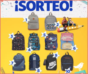 Sorteo Alcampo Mochilas