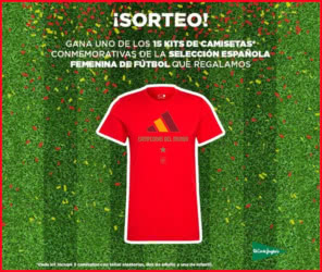 Sorteo El Corteo Ingles 15 Kits Futbol Femenino