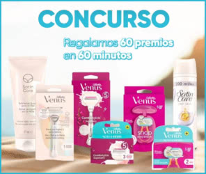 Sorteo Gillette Venus 60 Premios 60 Minutos