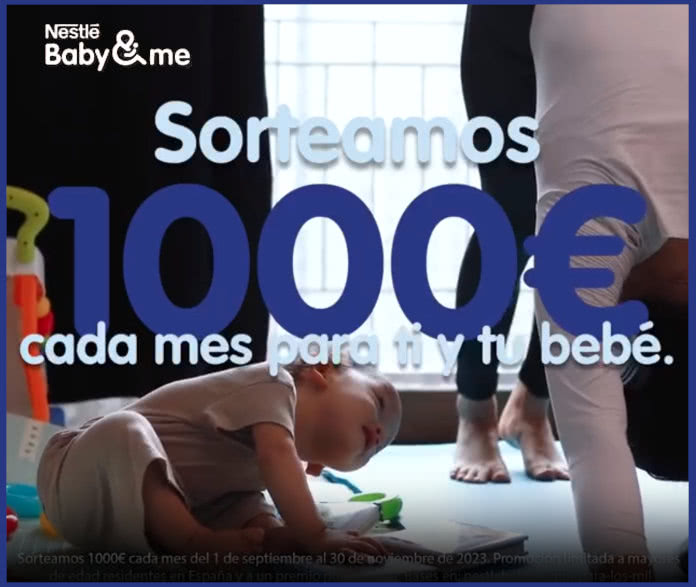 Sorteo Nestlé Baby Me 1000 euros mes