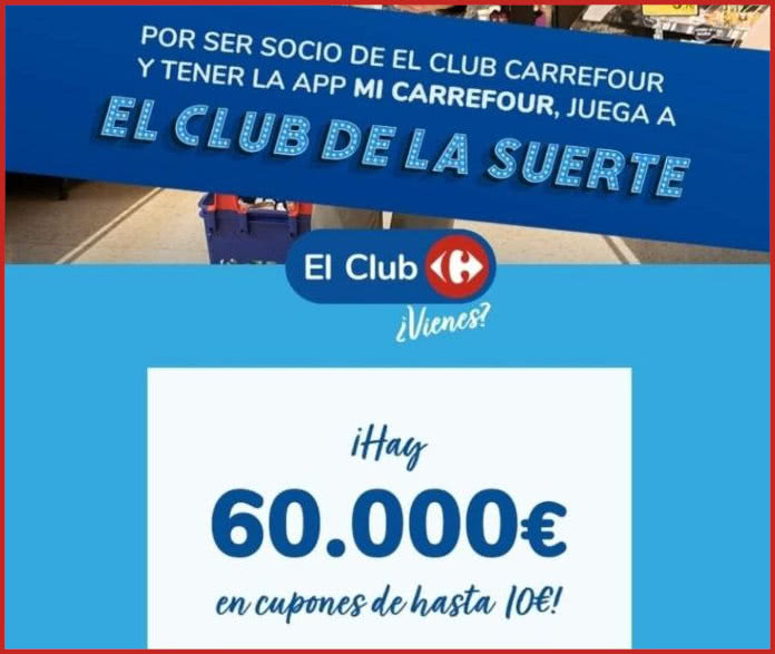 Sorteo Por Compra Carrefour 60000 Cupones