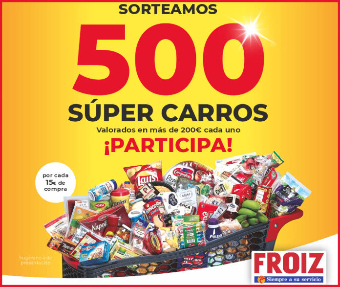 Sorteo Por Compra Froiz 500 Super Carros Compra
