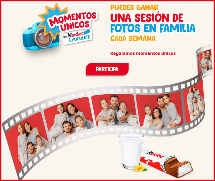 Sorteo Por Compra Kinder Bueno Sesiones Fotograficas
