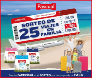 Sorteo Por Compra Leche Pascual 25 Viajes
