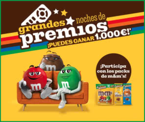 Sorteo Por Compra Mms 2 Premios 1000 Euros