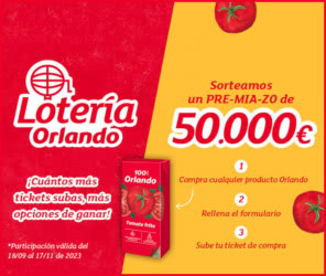 Sorteo Por Compra Orlando 50000 Euros