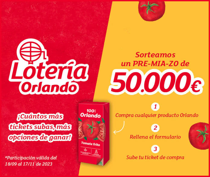 Sorteo Por Compra Orlando 50000 Euros