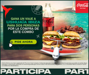 Sorteo Por Compra The Good Burger Cocacola Viaje