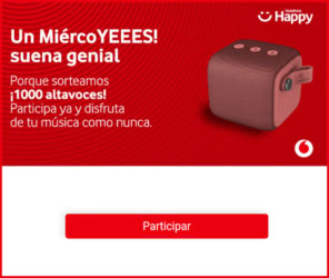 Sorteo Vodafone 1000 Altavoces
