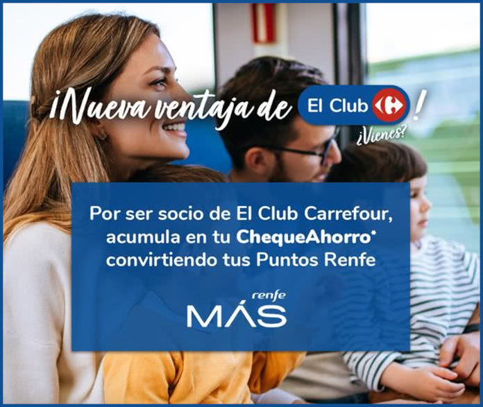 Descuentos Carrefour Puntos Renfe