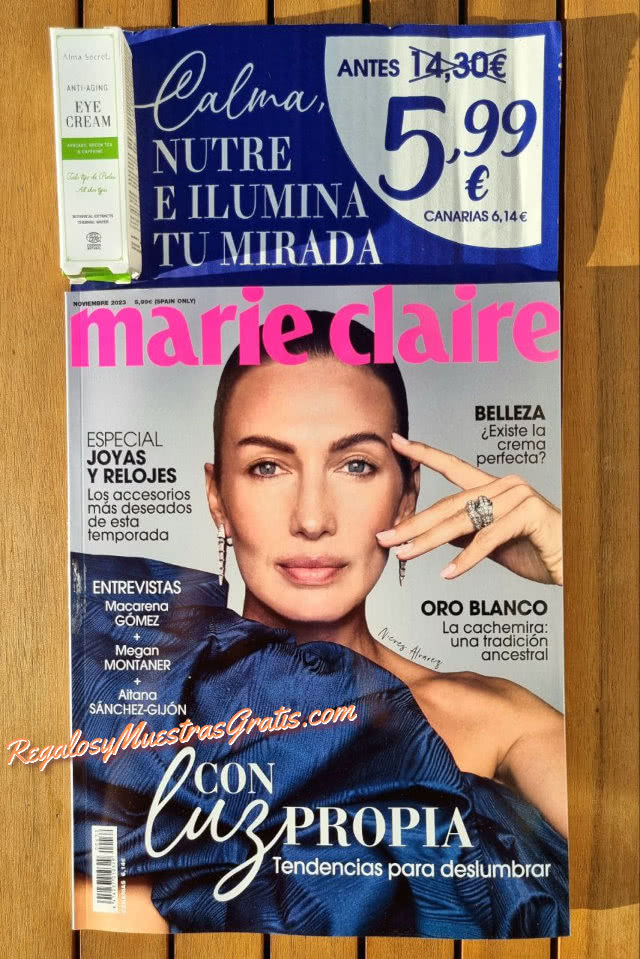 Regalos Revistas Noviembre 2023 Marie Claire