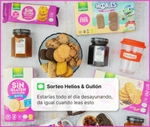 Sorteo Galletas Gullon Helios 6 Packs