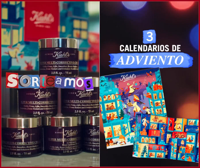 Sorteo Kiehls 3 Calendarios Adviento