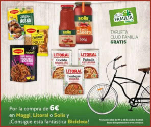 Sorteo Por Compra Coviran Maggi Litoral Solis Bici