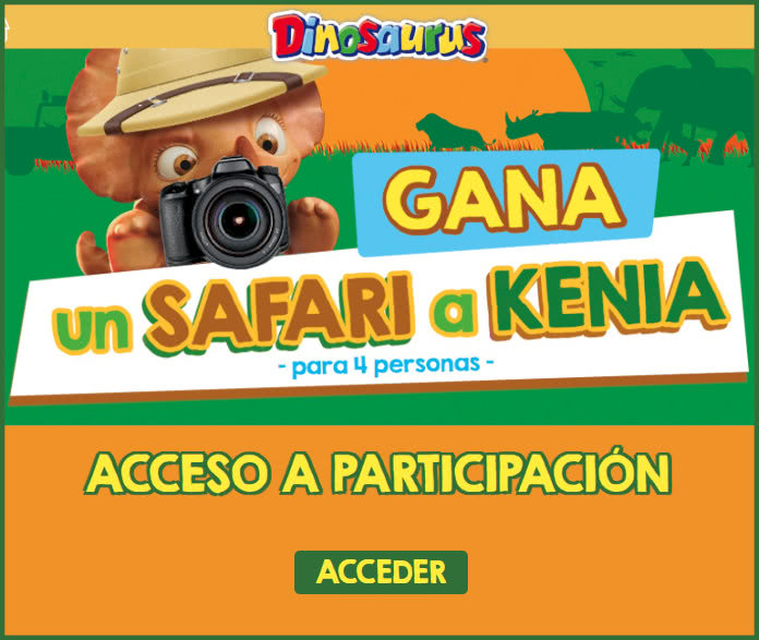 Sorteo Por Compra Dinosaurus Safari Kenia