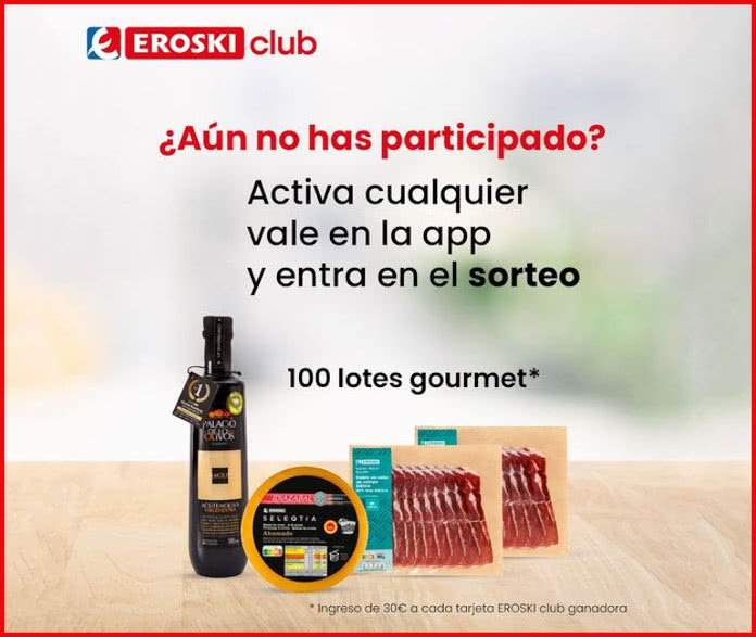 Sorteo Por Compra Eroski 100 Lotes Gourmet