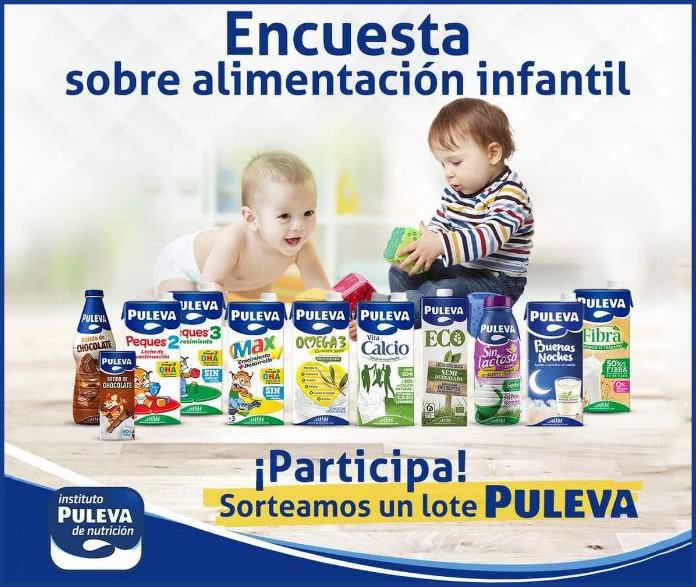 Sorteo Puleva Encuesta Alimentación Infantil