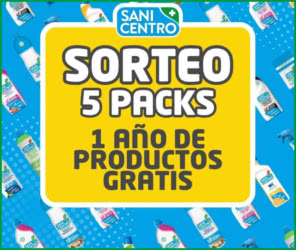 Sorteo Sanicentro 5 Packs 12 Meses