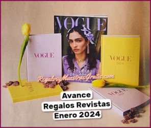 Avance Regalos Revistas Enero 2024