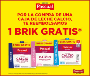 Reembolso Leche Pascual 2 Euros