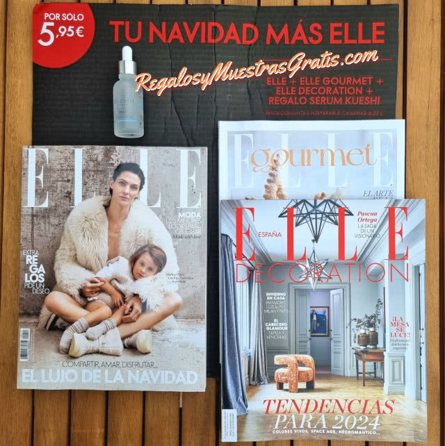 Regalos Revistas Diciembre 2023 Elle