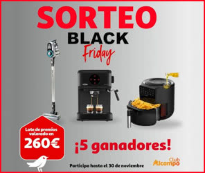 Sorteo Alcampo 5 Lotes Electrodomésticos