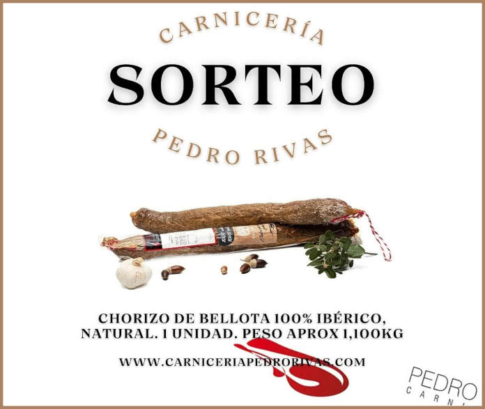 Sorteo Carniceria Pedro Rivas Chorizo Bellota