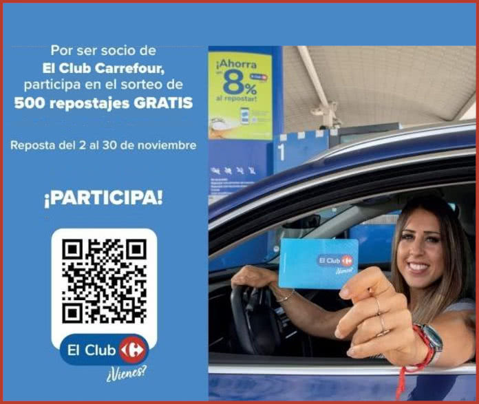 Sorteo Carrefour 500 Repostajes