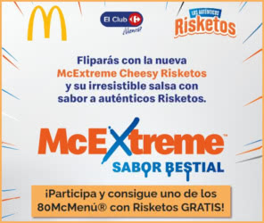 Sorteo Club Carrefour Risketos 80 Mc Menus