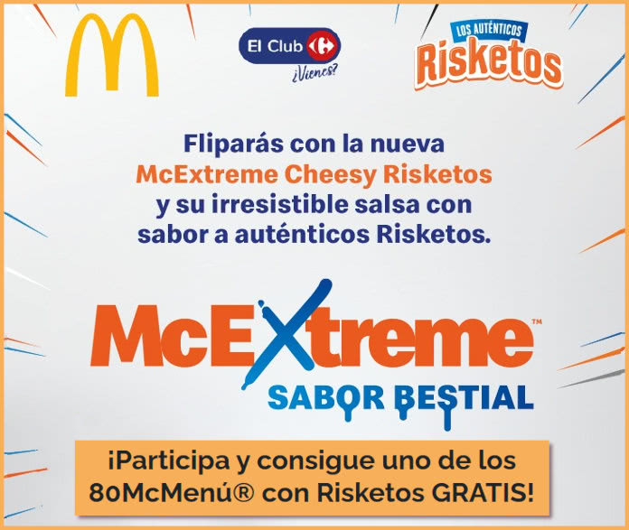 Sorteo Club Carrefour Risketos 80 Mc Menus