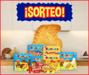 Sorteo Galletas Dinosaurus 50 Lotes