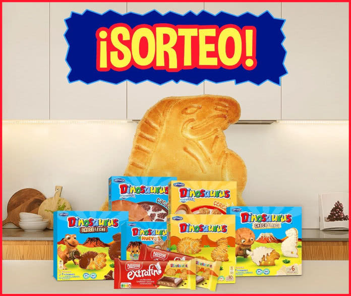 Sorteo Galletas Dinosaurus 50 Lotes