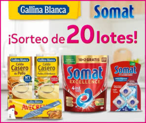 Sorteo Gallina Blanca Somat 20 Lotes