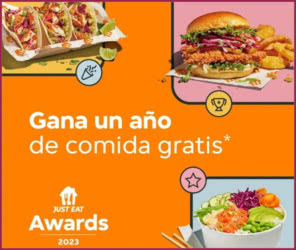 Sorteo Just Eat Comidas 12 Meses